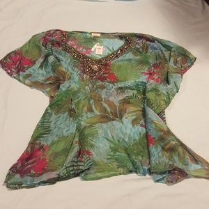 Chicos tropical poncho